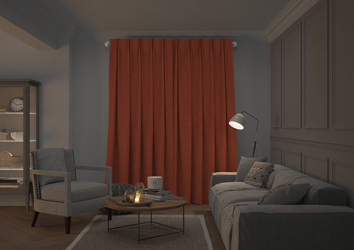 Devonshire, Terracotta - Made to Measure Curtains - Image 7